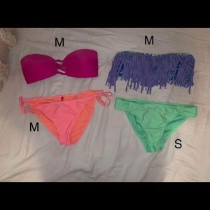 Bikini tops and bottoms